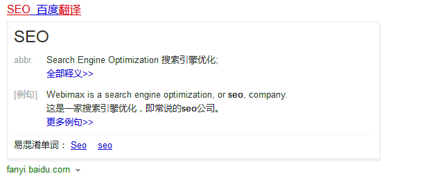 SEO關鍵詞排名
